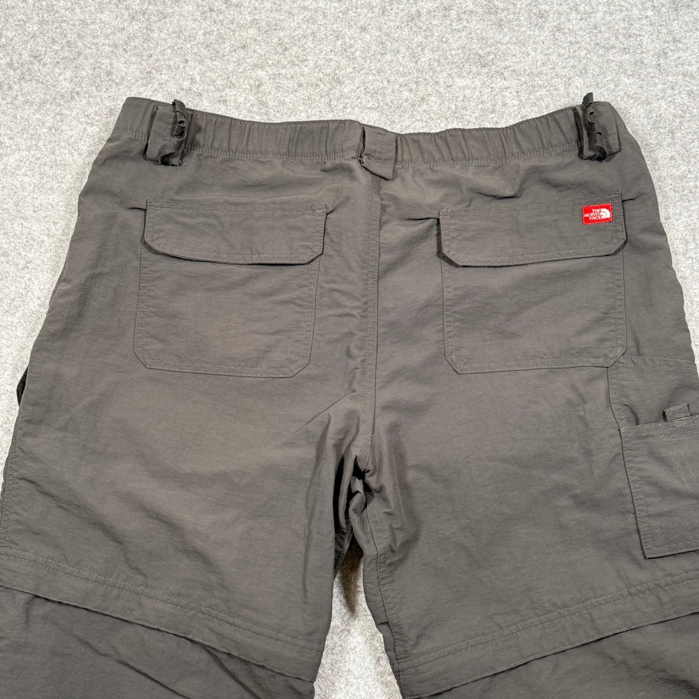 The North Face Mens Paramount Convertible Hiking Pants Gray Nylon Zip Off Large - Picture 4 of 16